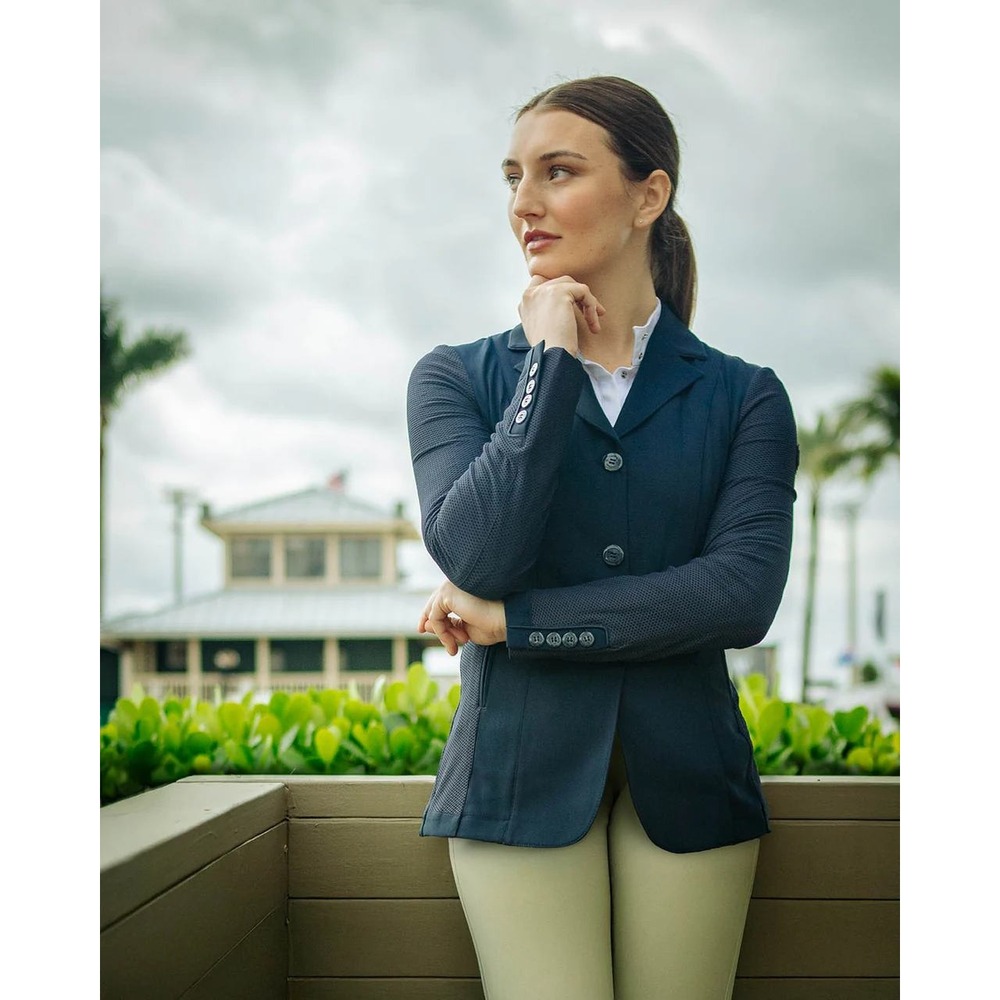 Tredstep Solo Airlite Competition Coat size XS Navy Equestrian Show